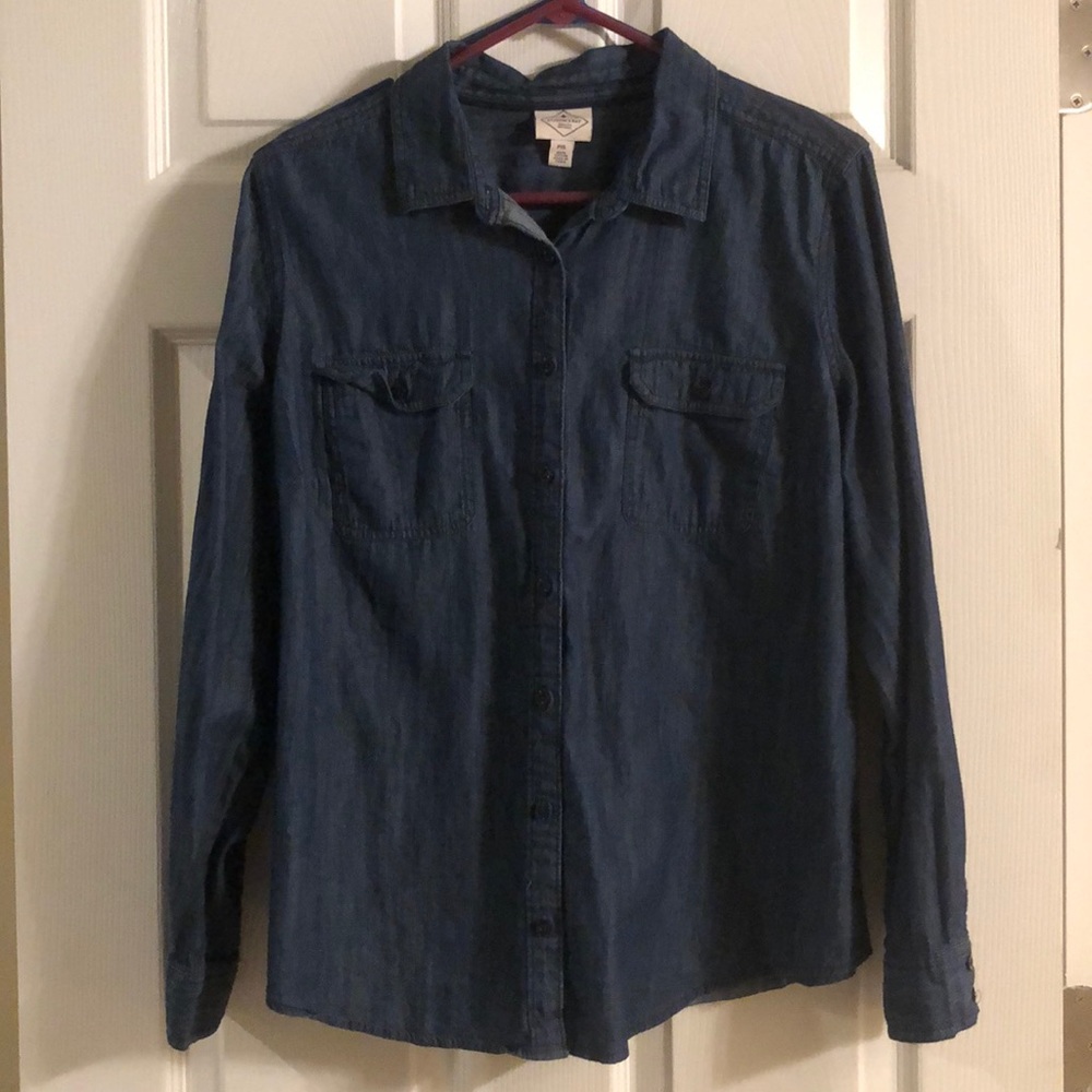Dark Denim shirt. Women’s Petite XL